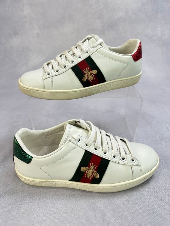 Gucci Ace Bee Sneakers - Size 35 (VAT ONLY PAYABLE ON BUYERS PREMIUM)