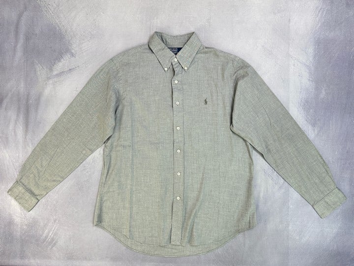 Polo Ralph Lauren Shirt Custom Fit - Size L (VAT ONLY PAYABLE ON BUYERS PREMIUM)