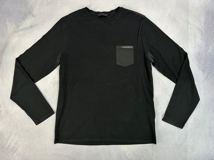Prada Long Sleeve T-shirt - Size L (VAT ONLY PAYABLE ON BUYERS PREMIUM)