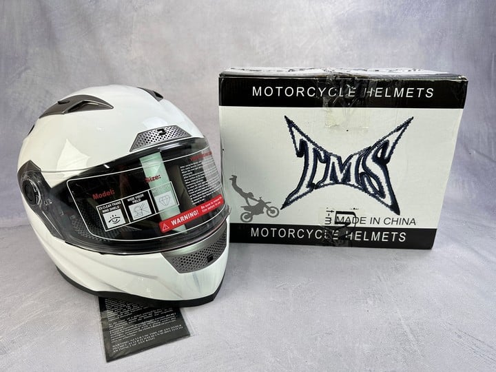 TMS Motorcycle Helmet Model:FF002 With Box & Tags - Size XL (VAT ONLY PAYABLE ON BUYERS PREMIUM) (MPSS02846041)