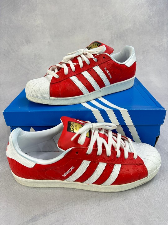 Adidas Superstar Animal Sneakers With Box - Size UK 12 (VAT ONLY PAYABLE ON BUYERS PREMIUM) (MPSS01106561)