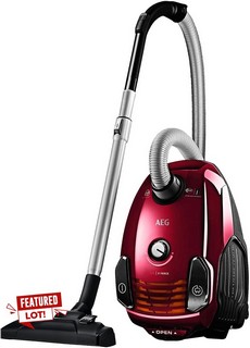 AEG VX6 X FORCE VACUUM CLEANER - COLOUR RASPBERRY RED MODEL: VX6-2-RR RRP: 129.99 (IN PACKAGING)