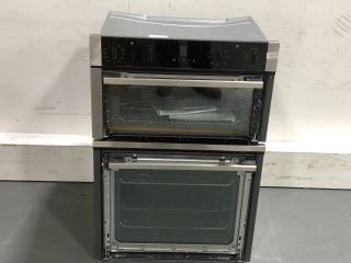 NEFF FREESTANDING ELECTRIC DOUBLE OVEN (SPARES OR REPAIR VIEWING ADVISED)