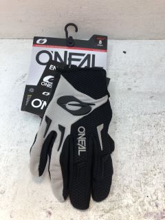 BOX OF O NEAL ELEMENT GLOVES IN BLACK/GREY RRP-£200