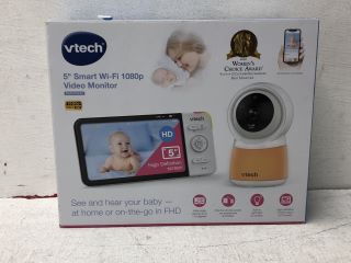 BOX OF VTECH BABY MONITORS IN WHITE RRP-£200