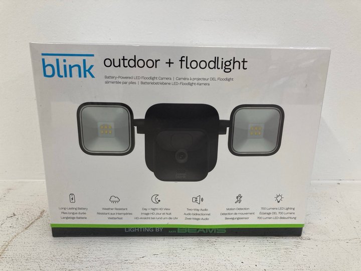 John Pye Auctions BLINK OUTDOOR + FLOODLIGHT BATTERY POWERED LED