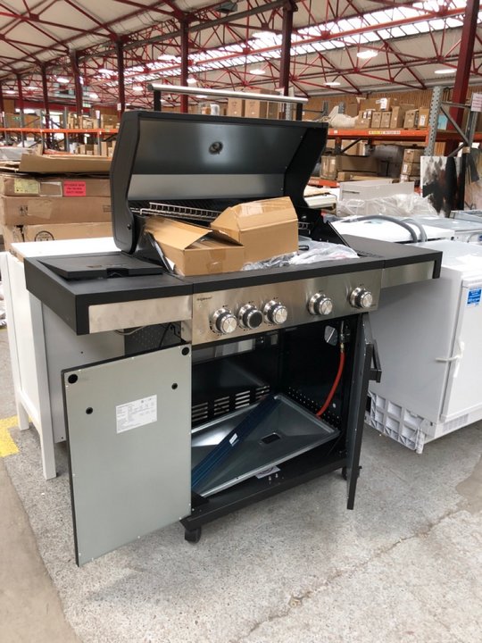 John Pye Auctions JOHN LEWIS & PARTNERS 4 BURNER HYBRID BBQ RRP £