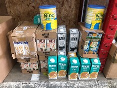 QTY OF ITEMS TO INCLUDE MOMA OAT MILK - SOME MAY BE PAST BEST BEFORE - COLLECTION ONLY - LOCATION SIDE RACK