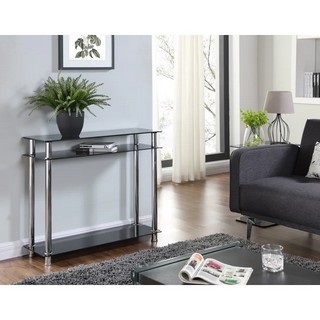 1 X 90 CM GLASS CONSOLE TABLE RRP: £100