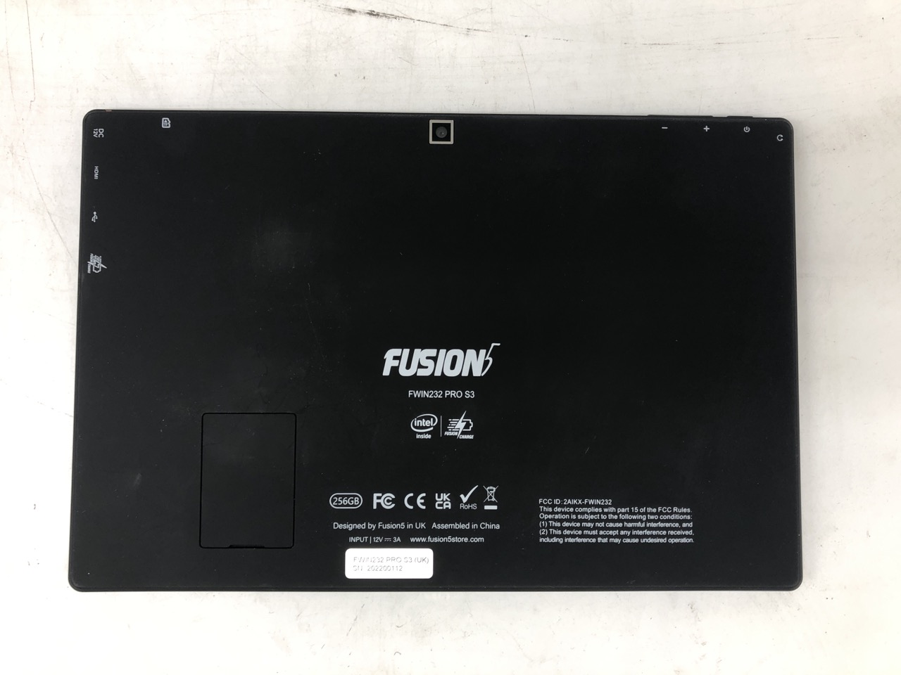 John Pye Auctions FUSION5 FWIN232 PRO S3 256 GB LAPTOP (ORIGINAL RRP