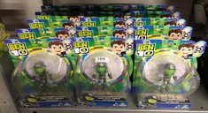 15 X  CARTOON NETWORK BEN 10 OMNI-NAUT ARMOUR BEN TENNYSON FIGURINE : LOCATION - A RACK