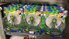 15 X CARTOON NETWORK BEN 10 OMNI-NAUT ARMOUR BEN TENNYSON FIGURINE : LOCATION - A RACK