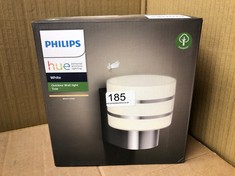 PHILIPS HUE WHITE OUTDOOR WALL LIGHT TUAR WARM WHITE :: LOCATION - BACK RACK