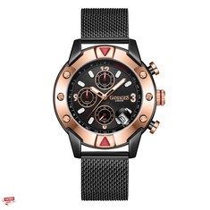 GAMAGES OF LONDON LIMITED EDITION HAND ASSEMBLED MECHANICAL QUARTZ INDUSTRIAL BLACK SKU:GA1782 RRP £825: LOCATION - TOP 50