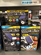 QTY OF ITEMS TO INCLUDE HANDY BRITE TORCH - MAGNETIC TORCHES LED SUPER BRIGHT, COB LED LAMP WITH STAND-UP DESIGN AND SWIVEL HOOK - LIGHTWEIGHT, PORTABLE, IDEAL FOR MECHANICS, CAMPING OR WALKING, 4.5