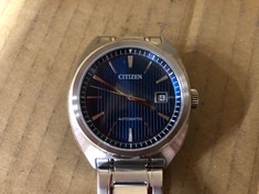 MENS STAINLESS STEEL CITIZEN WATCH - BLUE DIAL : LOCATION - D RACK