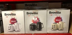 QTY OF ITEMS TO INCLUDE BREVILLE BOLD WHITE 2-SLICE TOASTER WITH HIGH-LIFT AND WIDE SLOTS | WHITE AND SILVER CHROME [VTR037]: LOCATION - A RACK