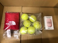 QTY OF ASSORTED ITEMS TO INCLUDE PACK OF 6 TENNIS BALLS : LOCATION - E RACK