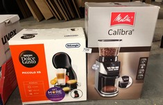 NESCAFE DOLCE GUSTO PICCOLO XS COFFEE MACHINE + MELITTA CALIBRA COFFEE MACHINE : LOCATION - TABLES