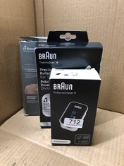 QTY OF HEALTHCARE ITEMS TO INCLUDE BRAUN PULSE OXIMETER 1 : LOCATION - TABLES