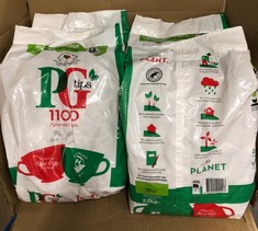 4 X BAGS OF PG TIPS PYRAMID TEA BAGS 100 PCS PER BAG (BEST BEFORE 2025): LOCATION - MIDDLE FLOOR