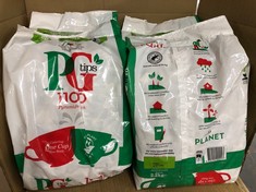 4 X BAGS OF PG TIPS PYRAMID TEA BAGS 100 PCS PER BAG (BEST BEFORE 2025): LOCATION - MIDDLE FLOOR