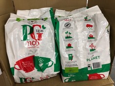 4 X BAGS OF PG TIPS PYRAMID TEA BAGS 100 PCS PER BAG (BEST BEFORE 2025): LOCATION - MIDDLE FLOOR