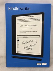 KINDLE SCRIBE 16GB-GO WITH PREMIUM PEN (SEALED UNIT) RRP £360: LOCATION - A RACK