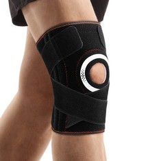 10 X TOMUST KNEE BRACE WITH STABILIZERS & OPEN PATELLA GEL PADS-ADJUSTABLE COMPRESSION KNEE SUPPORT FOR MENISCUS TEAR, RELIEVE KNEE PAIN, INJURY RECOVER, JOINT PAIN, RUNNING-MEN AND WOMEN, S-M - TOTA