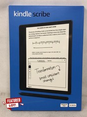 KINDLE SCRIBE 16GB-GO WITH PREMIUM PEN (SEALED UNIT) RRP £360: LOCATION - A RACK