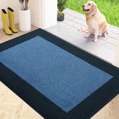 10 X FCSDETAIL DIRT TRAPPER INDOOR DOOR MAT 60 X 90 CM, NON-SLIP ENTRANCE RUG, MACHINE WASHABLE DOG DOORMAT, INSIDE FLOOR MAT FOR ENTRYWAY, MUDDY SHOES & PAWS - TOTAL RRP £273: LOCATION - B RACK