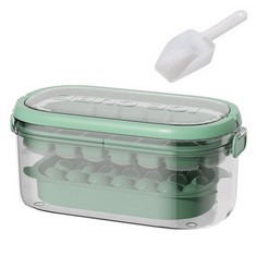 QTY OF ASSORTED ITEMS TO INCLUDE ICE CUBE TRAY WITH LID 8.9*4.7*3.7IN, ICE TRAY HANDHELD ICE CUBE MOULDS, ICE MOULD BPA FREE ICE CUBE STORAGE BOX FOR FREEZER, ICE CUBE BIN WITH SCOOP FOR WHISKEY, COC