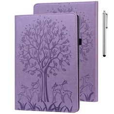 QTY OF TABLET CASES TO INCLUDE CASE FOR LENOVO TAB P11. FREE STYLUS PEN INCLUDED. PURPLE. TOTAL RRP £440:: LOCATION - D RACK