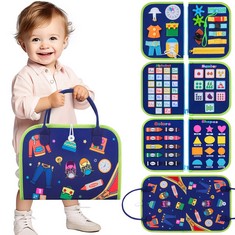 30 X GOLMUD BUSY BOARD FOR TODDLERS 4-LAYER ACTIVITY BOARD BABY SENSORY LEARNING TOY MONTESSORI TOY GIFT FOR GIRLS BABY FOR 1 2 3 4 5 YEARS OLD BOYS AND GIRLS - TOTAL RRP £150: LOCATION - D RACK