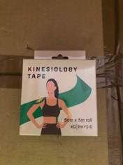 QTY OF KG PHYSIO KINESIOLOGY TAPE 5M ROLL RRP £250: LOCATION - E RACK