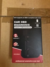 QTY OF ASSORTED ITEMS TO INCLUDE OBD2 CAR DIAGNOSTIC TOOL RRP £399: LOCATION - E RACK