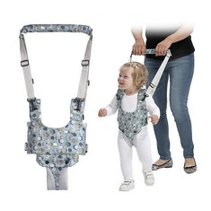 13 X BABY WALKER ASSISTANT, BAMBEBE TODDLER BABY WALKING HARNESS, HAND HELD STANDING UP AND WALKING LEARNING HELPER, ADJUSTABLE SAFETY HARNESS BELT FOR BABY 6-28 MONTHS(BLUE-FLORAL) - TOTAL RRP £156: