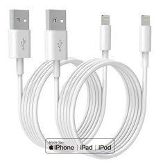 41 X PEAPOLET IPHONE CHARGER CABLE, [APPLE MFI CERTIFIED] LIGHTNING CABLES 2 PACK USB-A TO LIGHTNING APPLE LONG IPHONE CABLE FAST CHARGING FOR IPHONE 14/13/12/11 PRO/MAX/XS/X/XR/8/7/6 IPAD IPOD (6.6