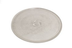 16 X BARTYSPARES PANASONIC PORTLAND GLASS MICROWAVE 255MM PLATE TRAY 600 BY BARTYSPARES - TOTAL RRP £176: LOCATION - A RACK