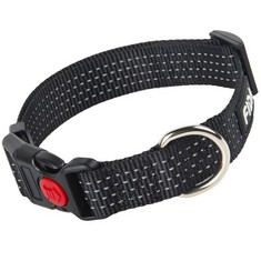 47 X FIDA REFLECTIVE DOG COLLAR, NYLON DOG COLLAR WITH SAFE LOCKING BUCKLE, HIGH VISIBILITY DOG COLLAR FOR SMALL/MEDIUM/LARGE DOGS - TOTAL RRP £274: LOCATION - G RACK