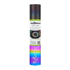 34 X TECKWRAP REFLECTIVE ADHESIVE VINYL HOLOGRAPHIC CRAFT VINYL FOR DIY CRAFT CUTTERS, SIGNS, SCRAPBOOKING, 1FTX5FT, BLUE - TOTAL RRP £167: LOCATION - G RACK