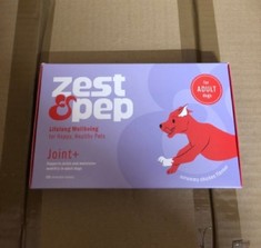 32 X ZEST AND PEP DOG JOINT SUPPLEMENTS CHICKEN FLAVOUR RRP £480: LOCATION - G RACK