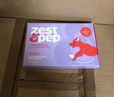 32 X ZEST AND PEP DOG JOINT SUPPLEMENTS CHICKEN FLAVOUR RRP £480: LOCATION - G RACK