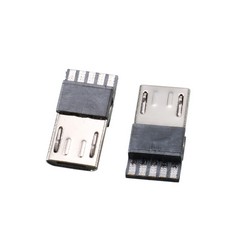 QTY OF ASSORTED ITEMS TO INCLUDE SOURCINGMAP 10 PCS MICRO USB MALE TYPE B 5 TERMINAL JACK PORT SOLDER CONNECTOR: LOCATION - G RACK