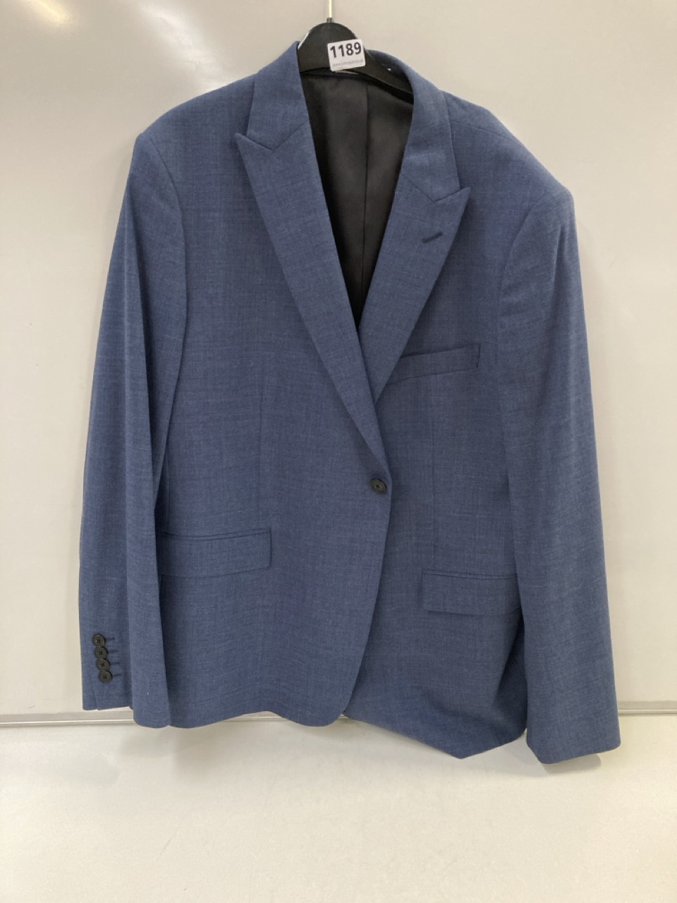 2 X MEN'S SUIT JACKETS TO INCLUDE JOHN LEWIS WOOL MOHAIR IN BLUE 44L