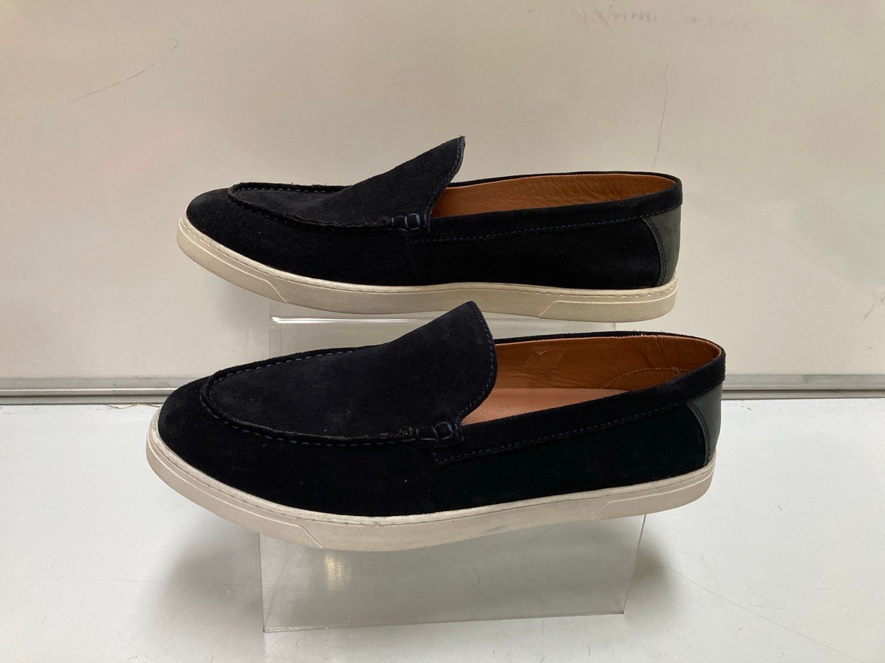 3 X PAIRS OF JOHN LEWIS SHOES TO INCLUDE A PAIR OF CUPSOLE LOAFERS, BLACK, SIZE 12