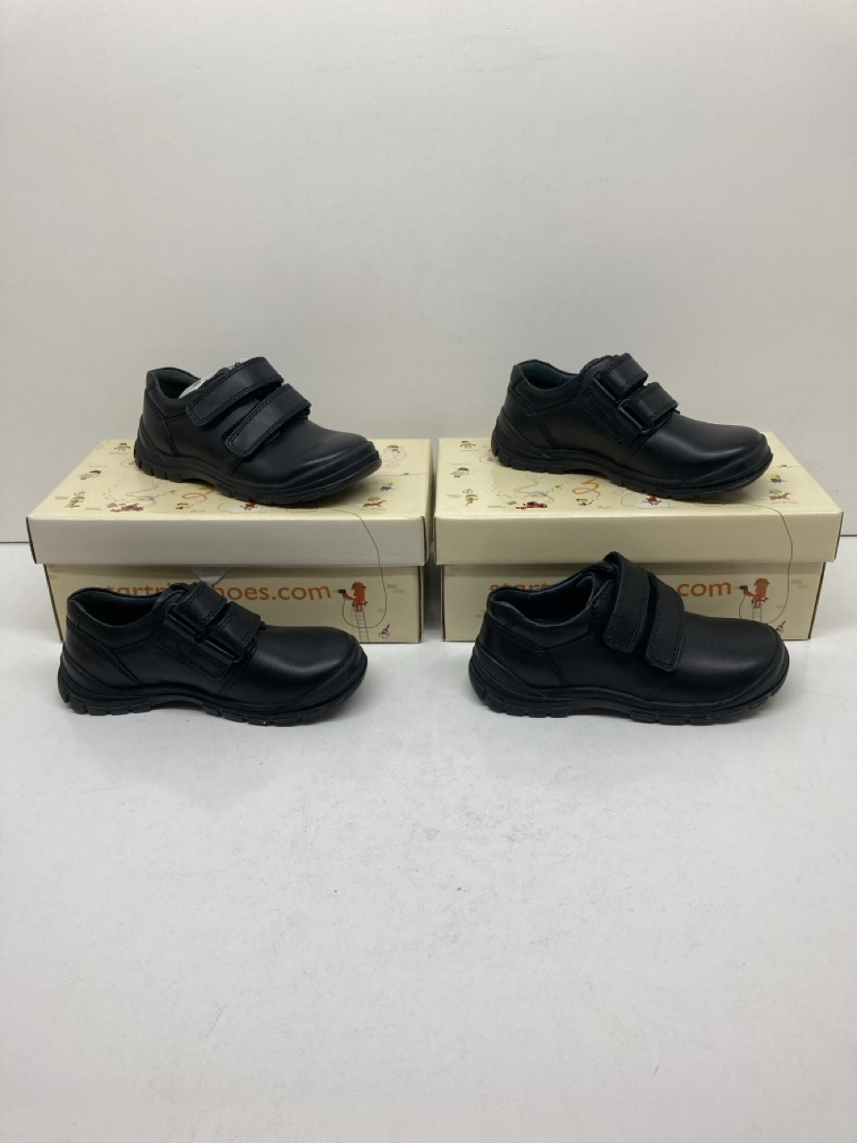 4 X PAIRS OF START RITE SHOES TO INCLUDE A PAIR OF HOP HOP SHOES, BLACK, SIZE EU27