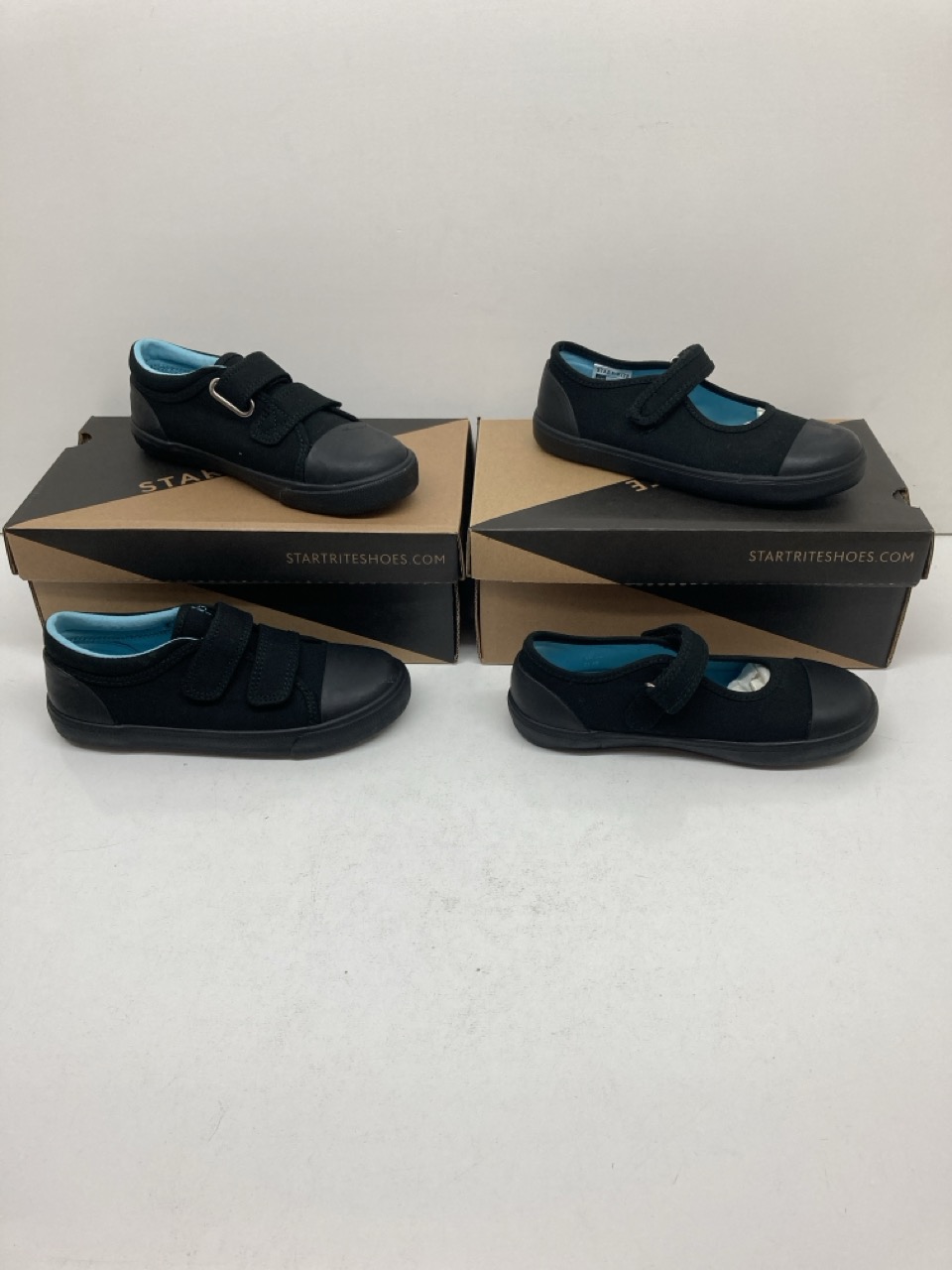 4 X PAIRS OF START RITE SHOES TO INCLUDE A PAIR OF JUMPING SHOES, BLACK, SIZE EU29