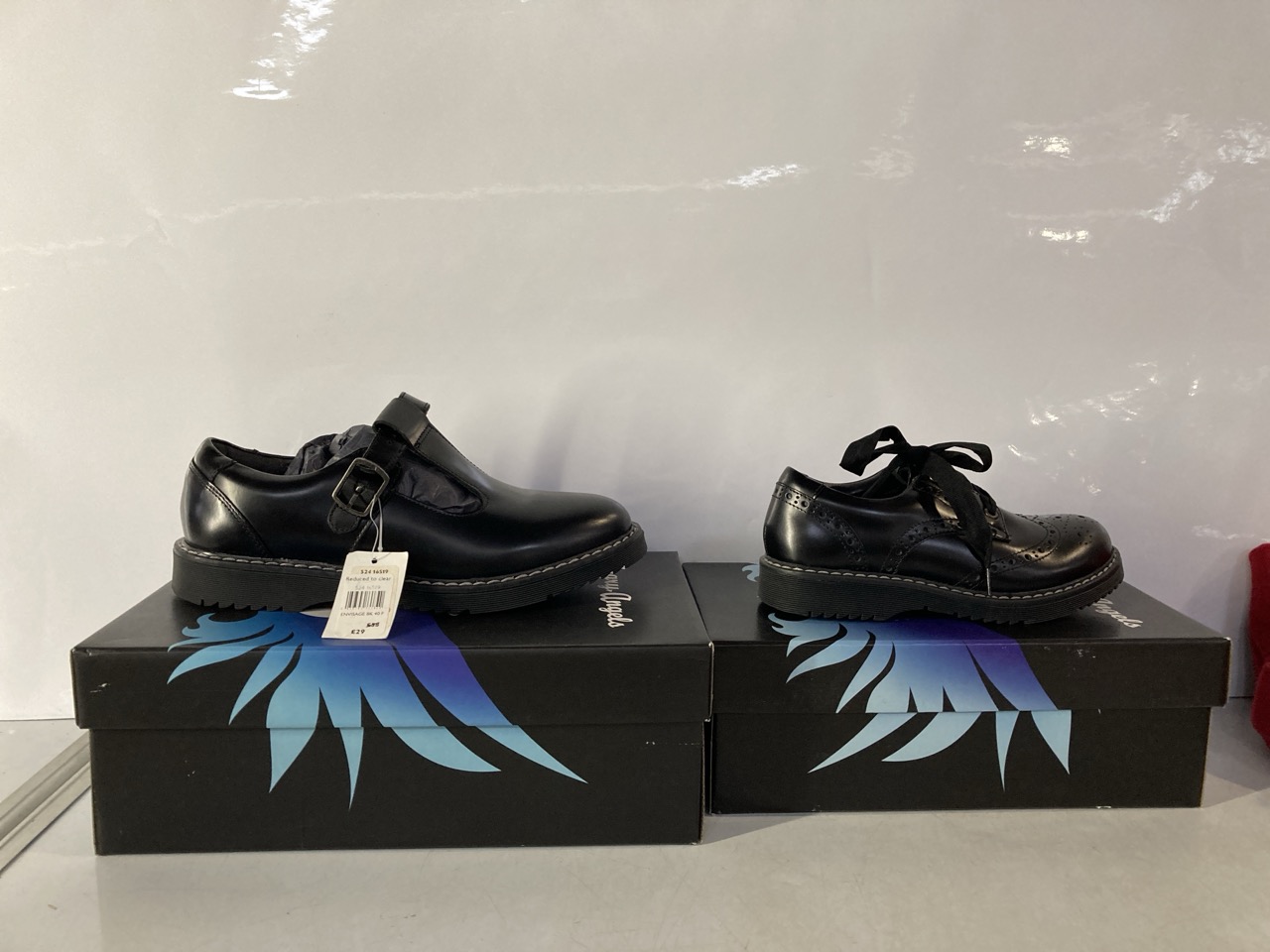 3 PAIRS OF ANGRY ANGELS SHOES TO INCLUDE A PAIR OF START RITE SHOES, SAMBA, BLACK, SIZE 5F