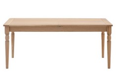 ETON EXTENDING DINING TABLE IN NATURAL RRP £1249.95 (COLLECTION OR OPTIONAL DELIVERY)